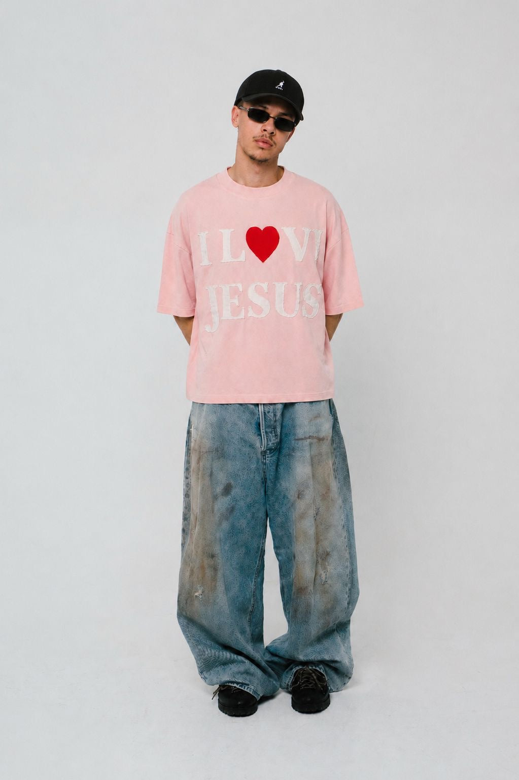 I LOVE JESUS Pink Shirt
