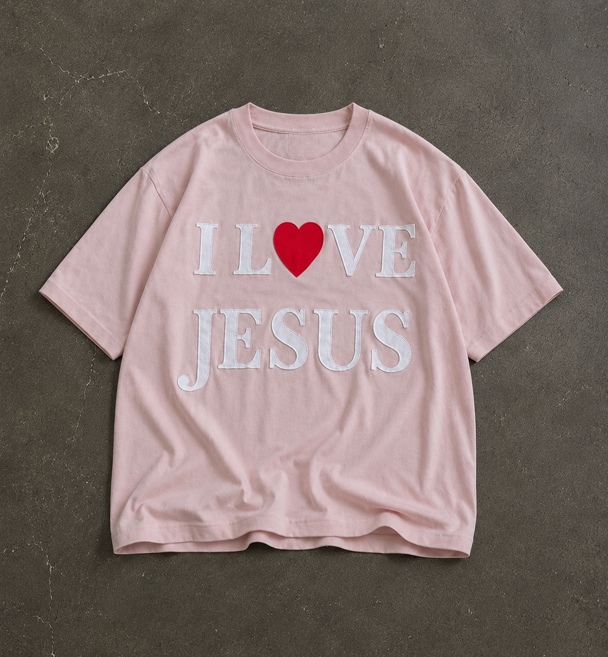 I LOVE JESUS Pink Shirt