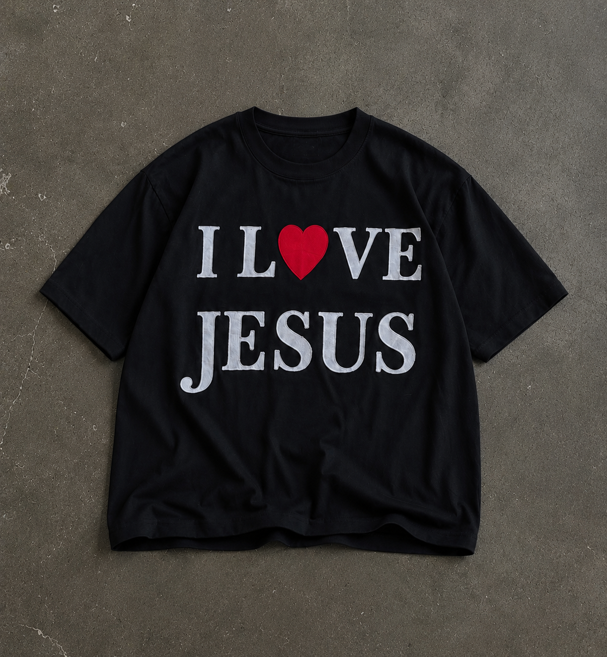 I LOVE JESUS Black Shirt